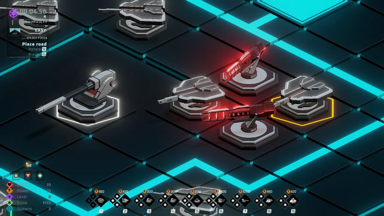 Neon Grid Defenders Screenshot 3