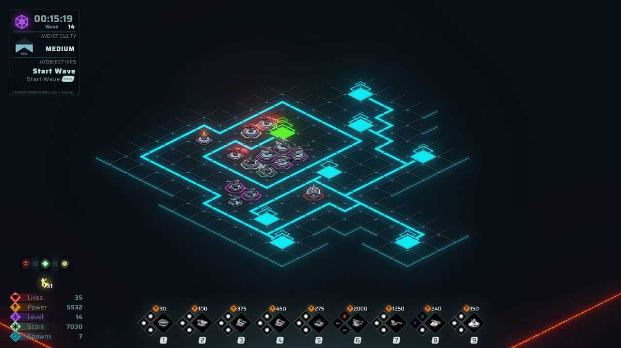 Neon Grid Defenders Screenshot 7