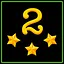 Level 2 3 Star icon