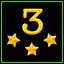 Level 3 3 Star icon
