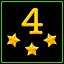 Level 4 3 Star icon