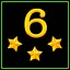 Level 6 3 Star icon