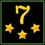 Level 7 3 Star icon