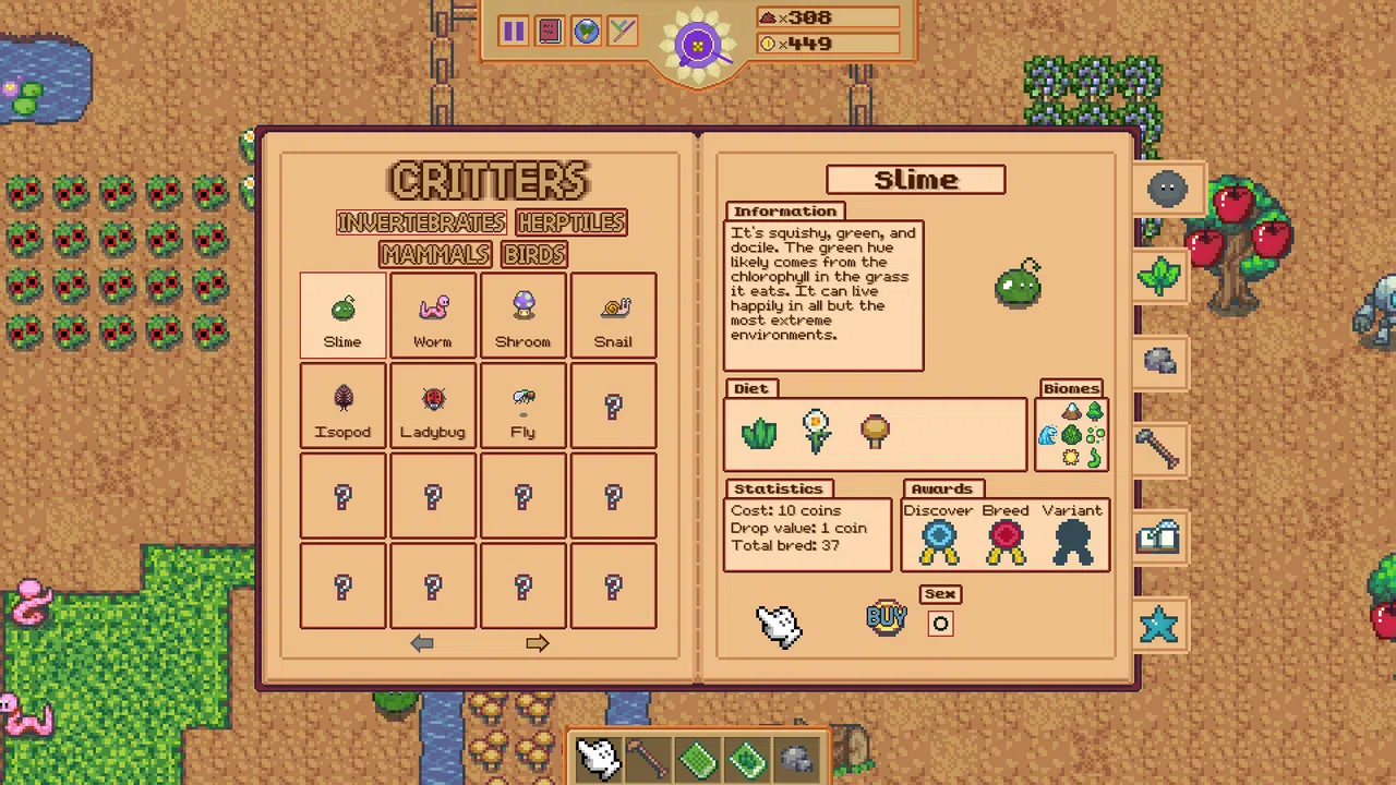 CritterGarden Demo Screenshot 3