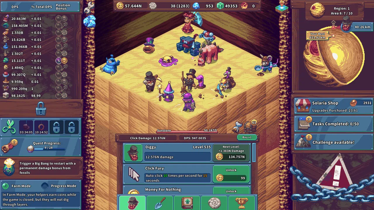Click Click Dig: Idle Mine Screenshot 0