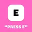 Press E icon
