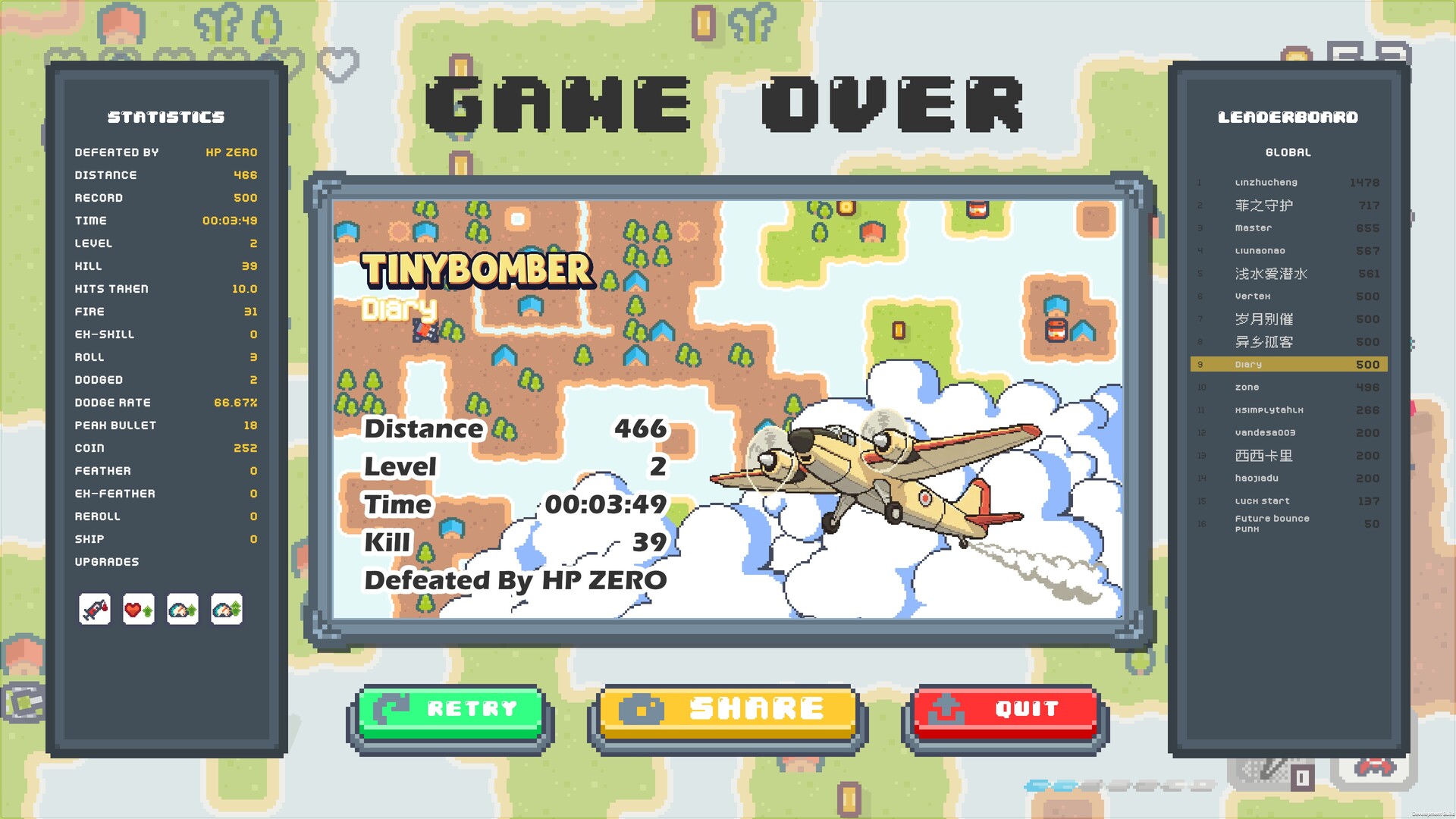 Tiny Bomber Screenshot 2
