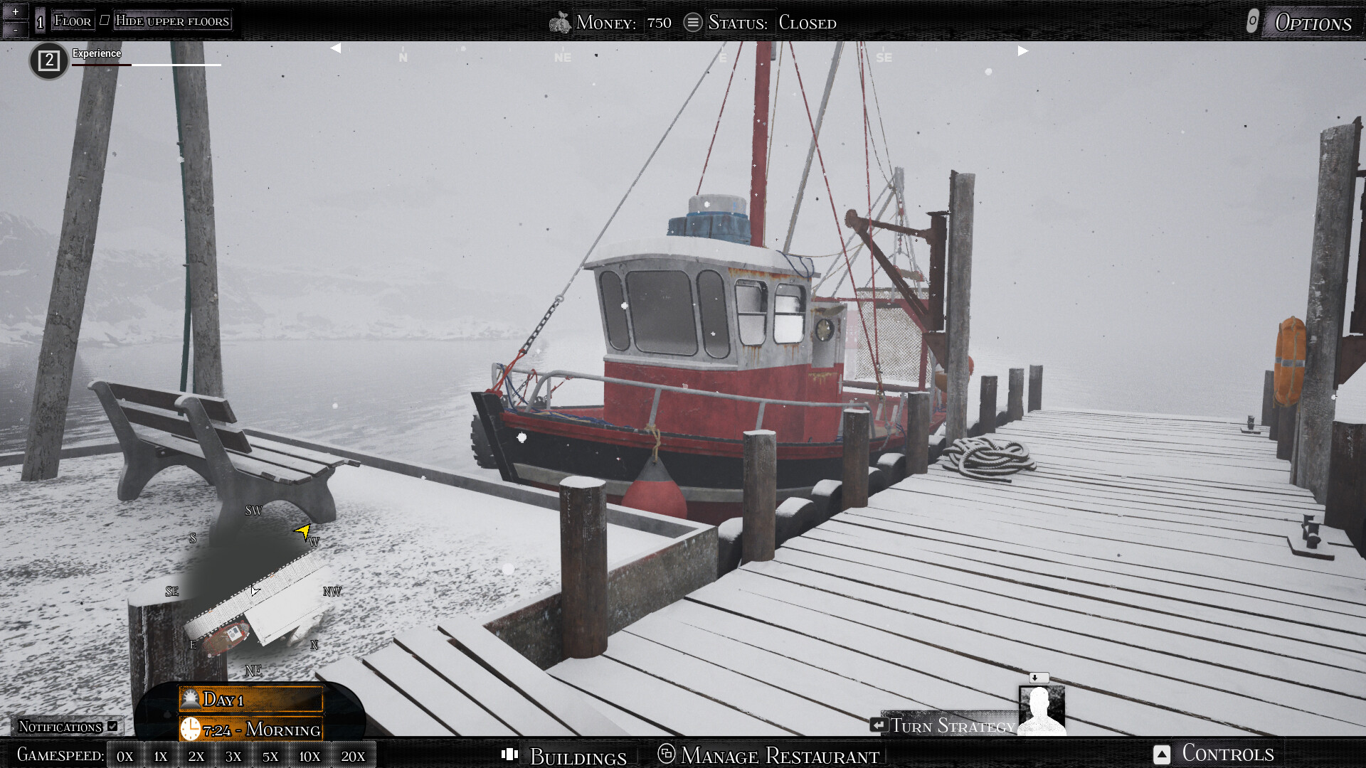 Northern Waters - Fishing & Restaurant Simulator Screenshot 1