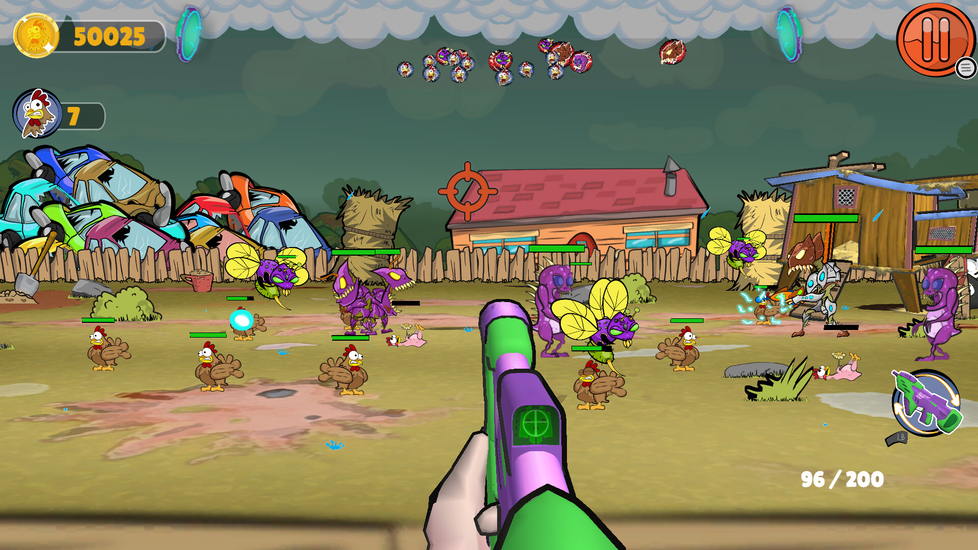 Chicken Coop Invaders Screenshot 1