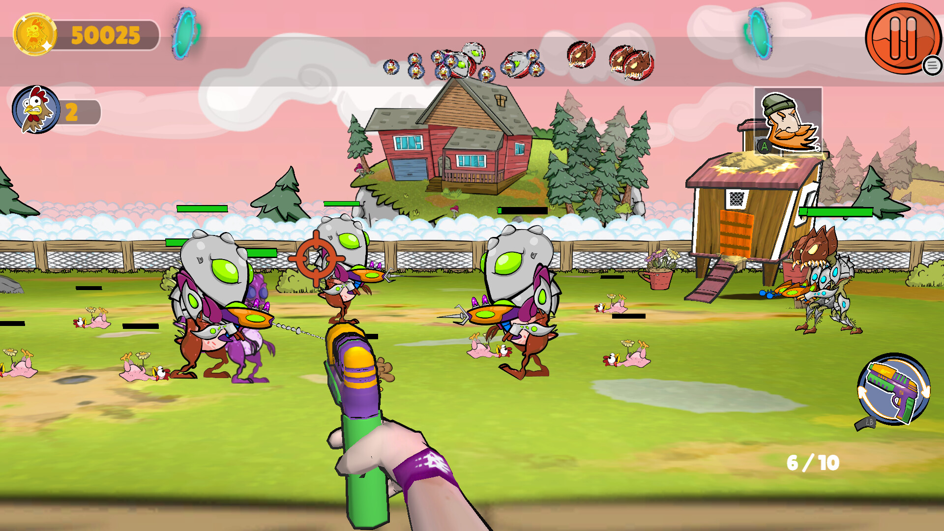 Chicken Coop Invaders Screenshot 4