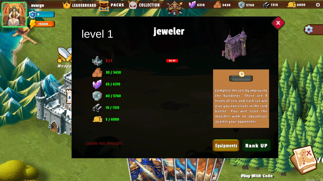 Holy Clash Cards Screenshot 2