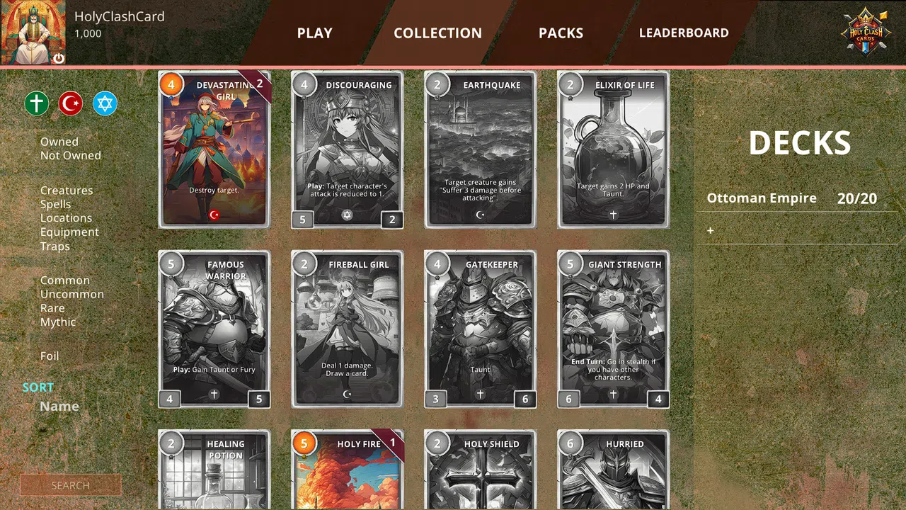 Holy Clash Cards - Expansion Pack Screenshot 0