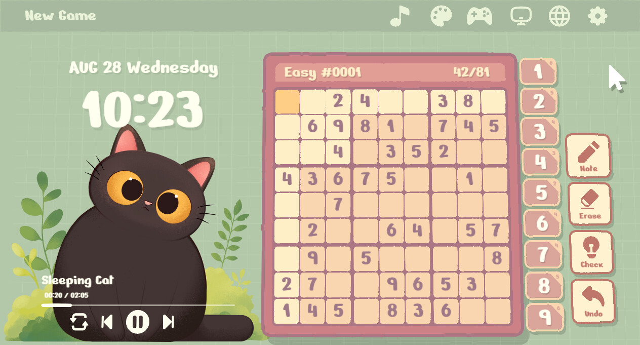 Cozy Sudoku Screenshot 0