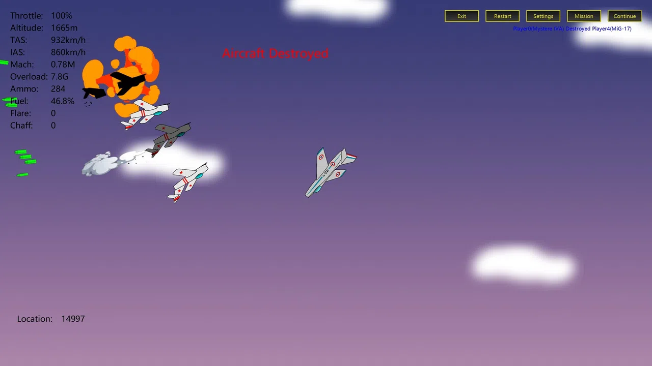 2D Dogfight - Sunset and Sunrise Screenshot 3