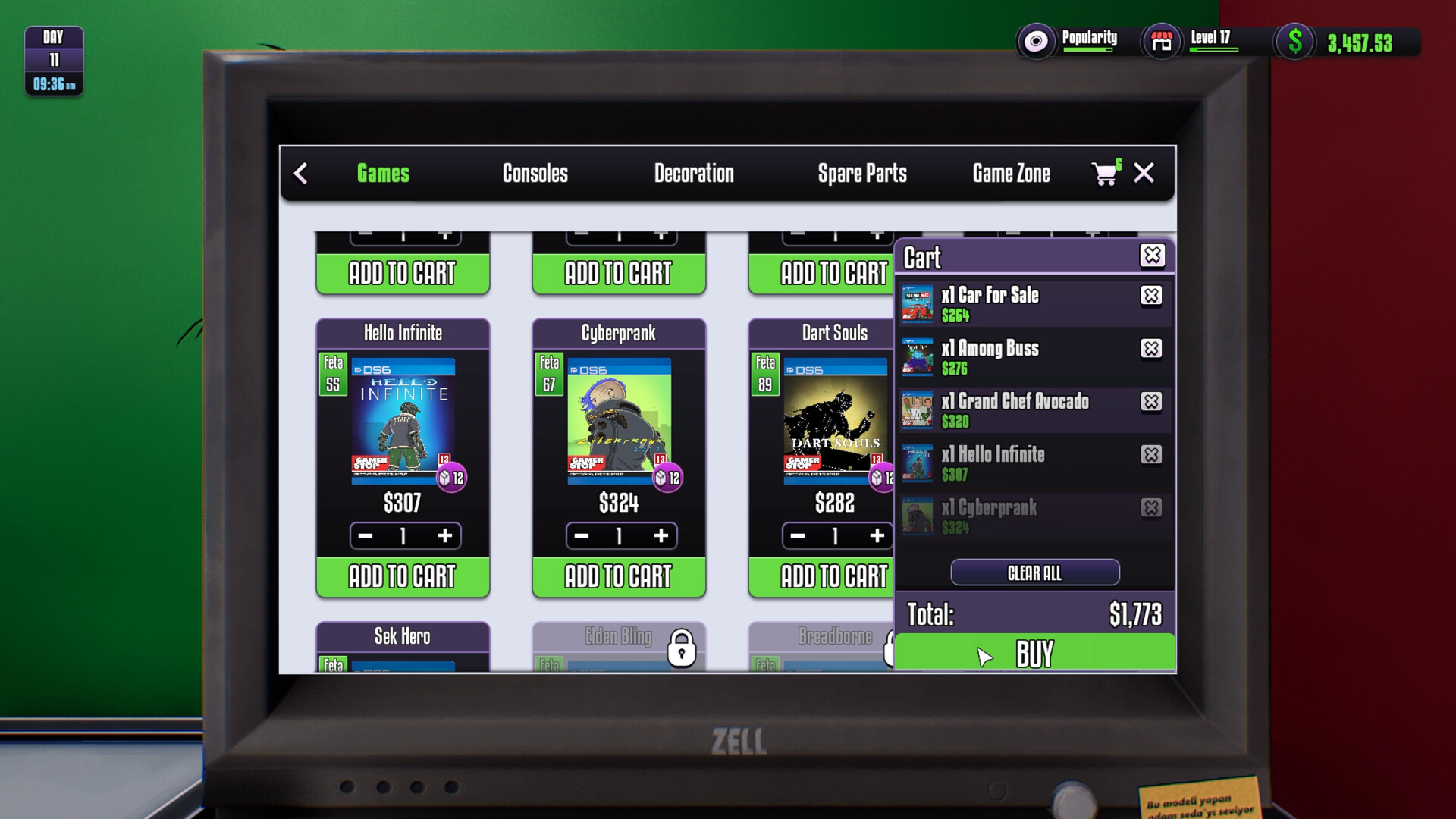 Gamer Stop Simulator : Prologue Screenshot 1