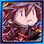 Blades of folded steel icon