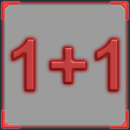 1+1 = 2 icon