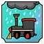 Wet train icon
