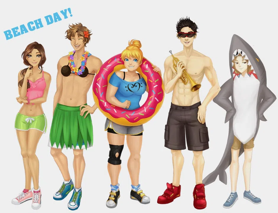 Band Camp Boyfriend Digital Art Book Screenshot 3