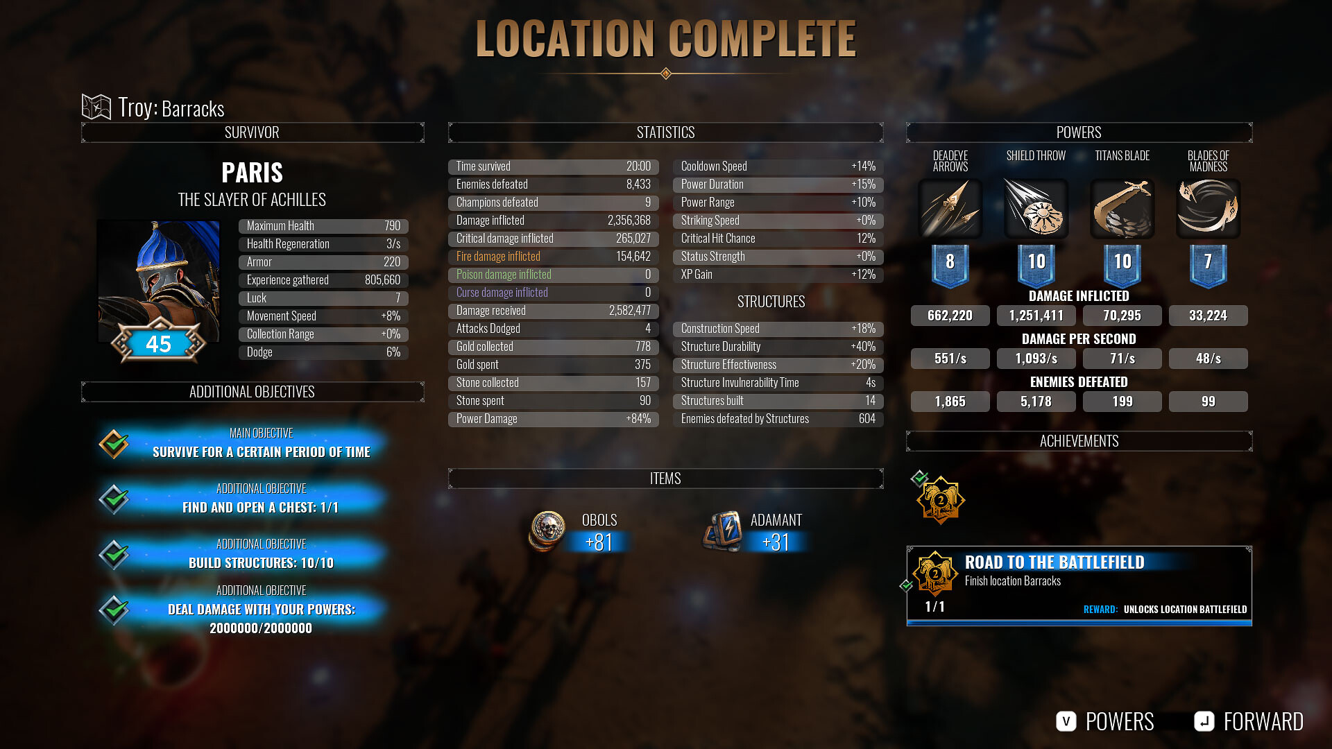 Achilles: Survivor Screenshot 10