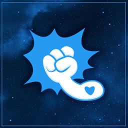 Not afraid of those big smurfs icon