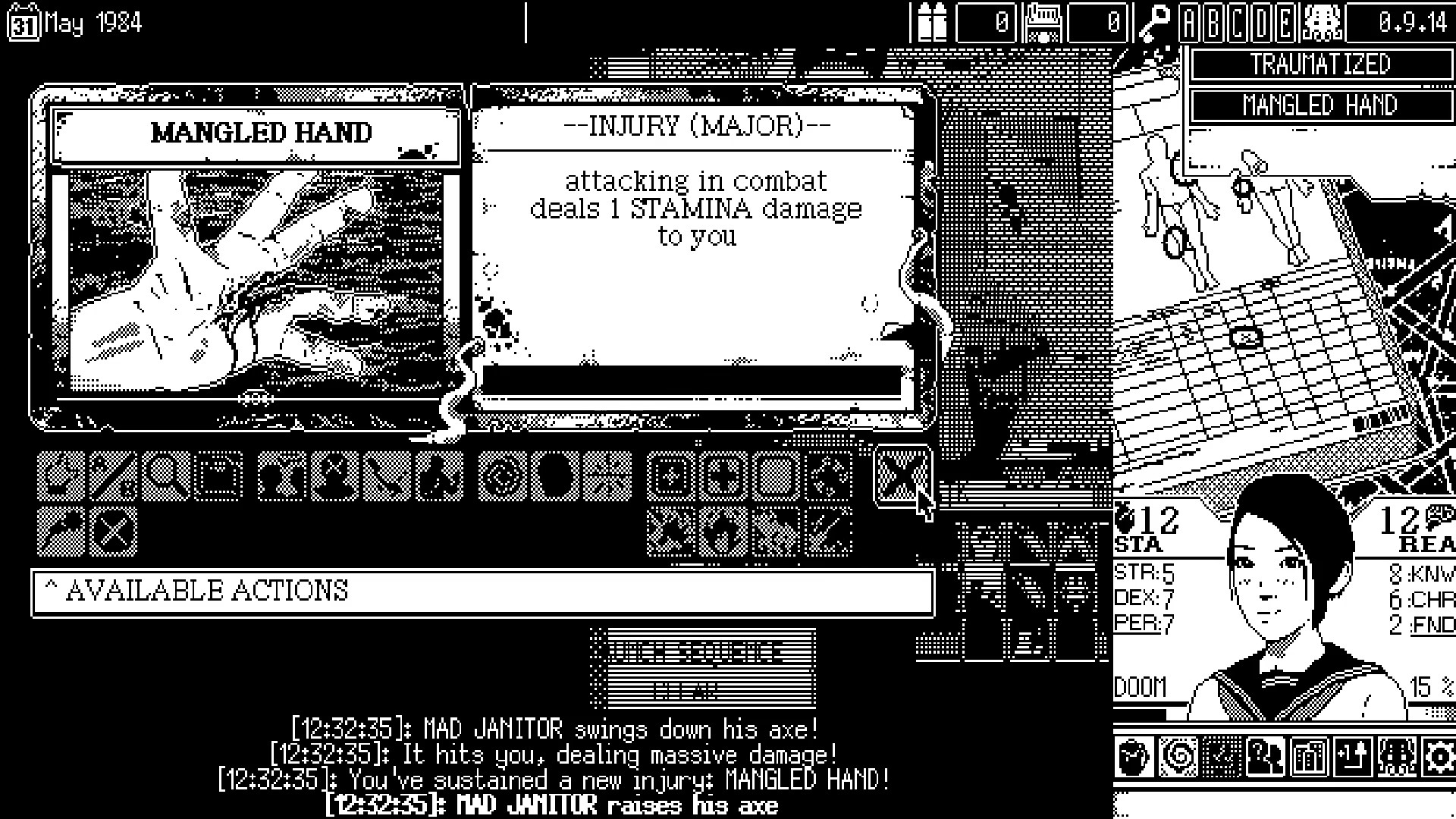 WORLD OF HORROR Screenshot 9