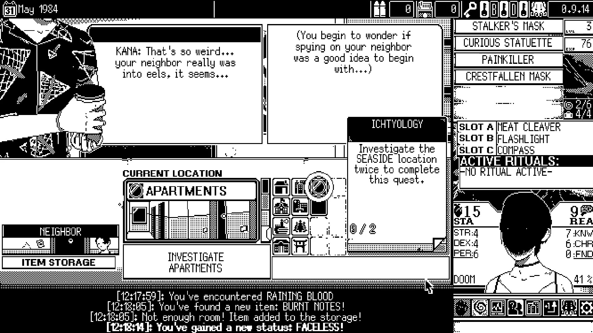 WORLD OF HORROR Screenshot 5