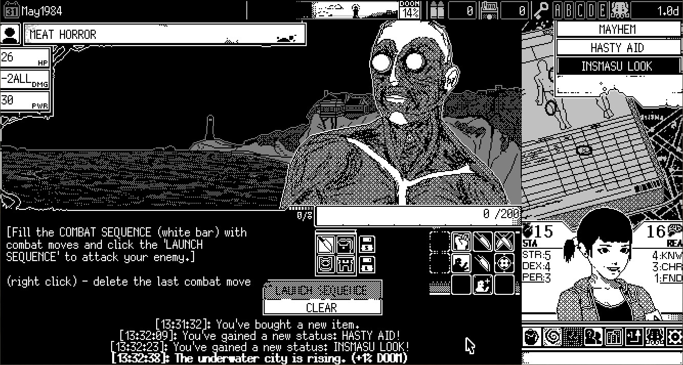 WORLD OF HORROR Screenshot 14