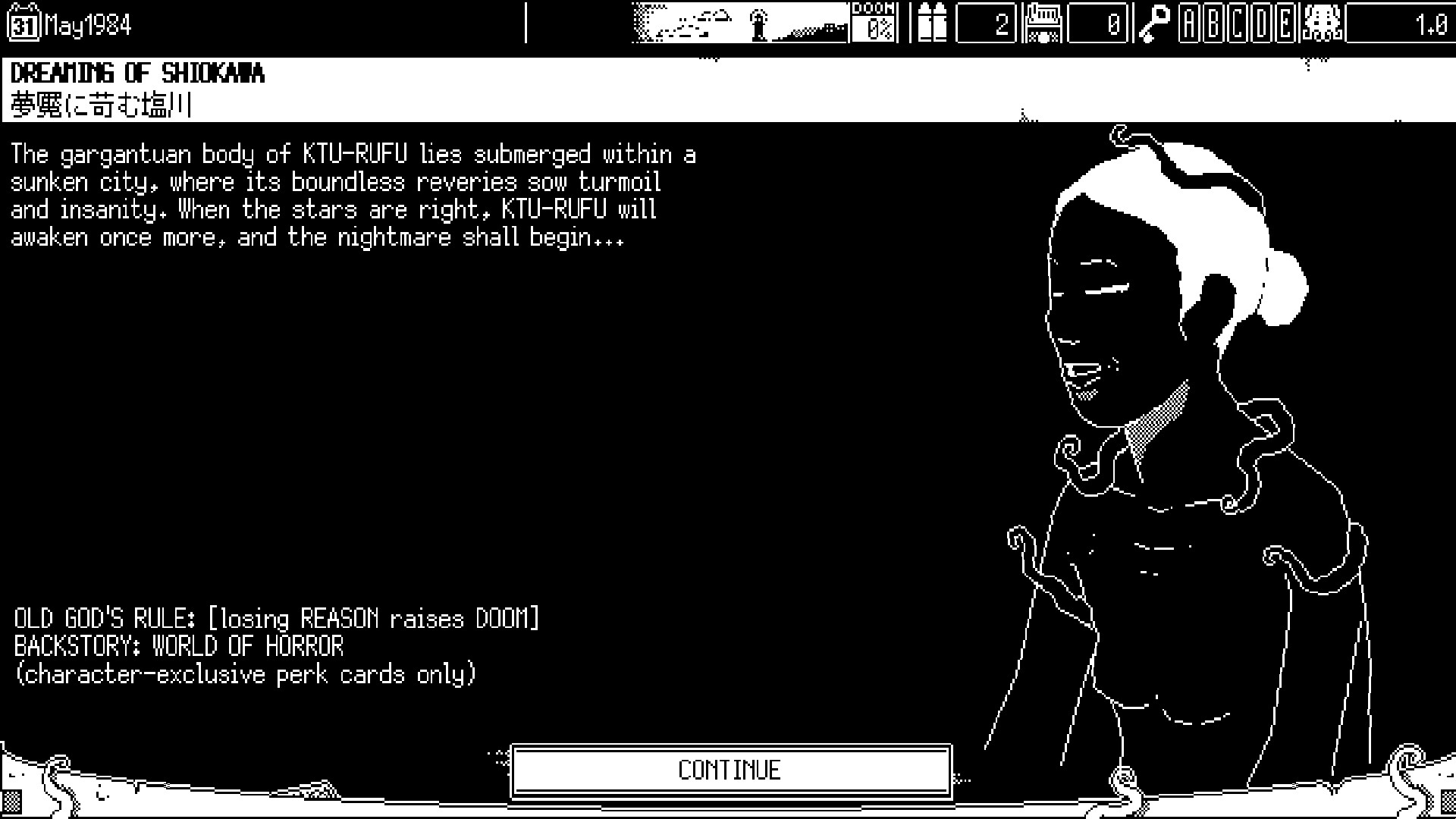 WORLD OF HORROR Screenshot 21