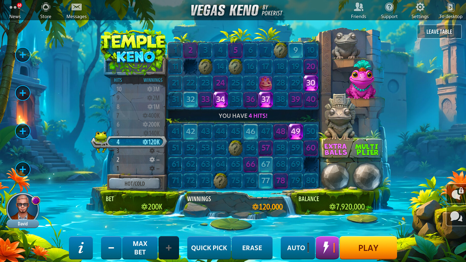 Vegas Keno by Pokerist Screenshot 4