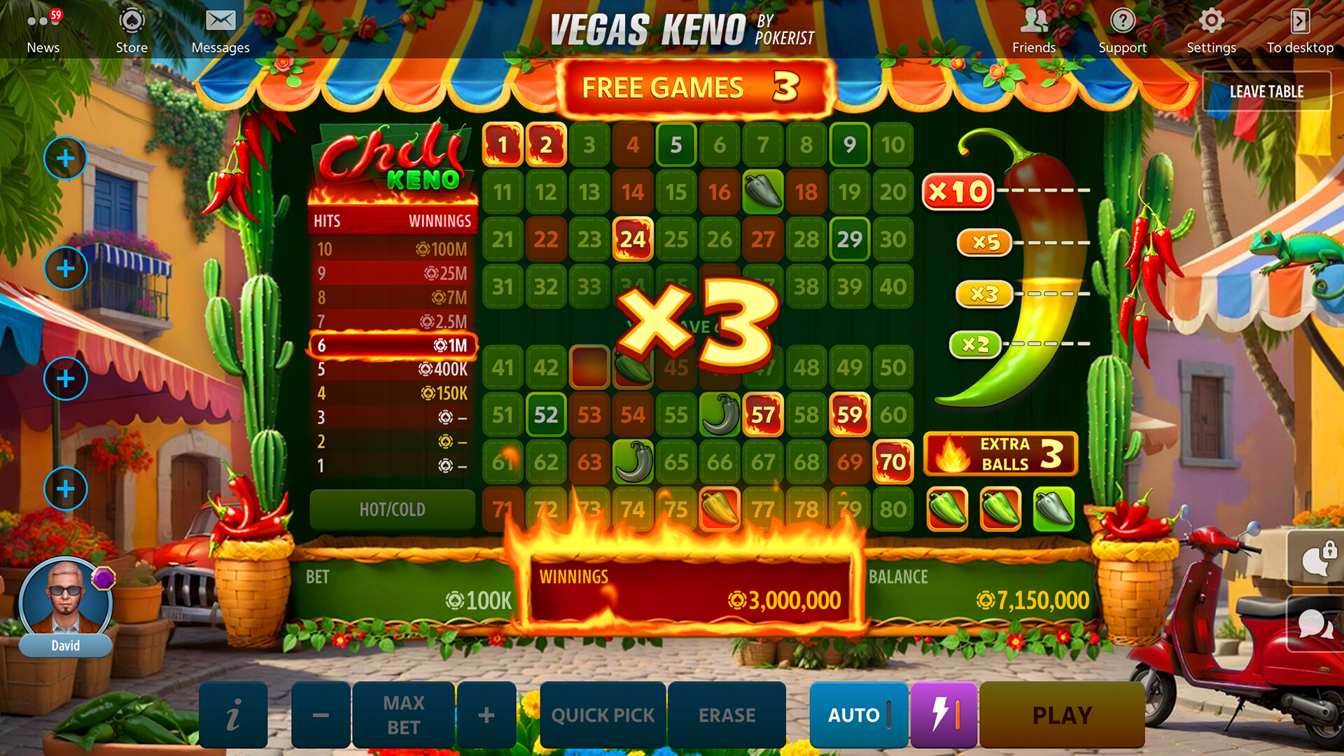Vegas Keno by Pokerist Screenshot 3