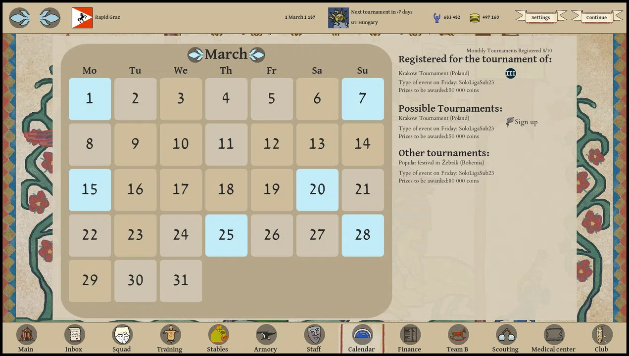 Jousting Manager Demo Screenshot 9