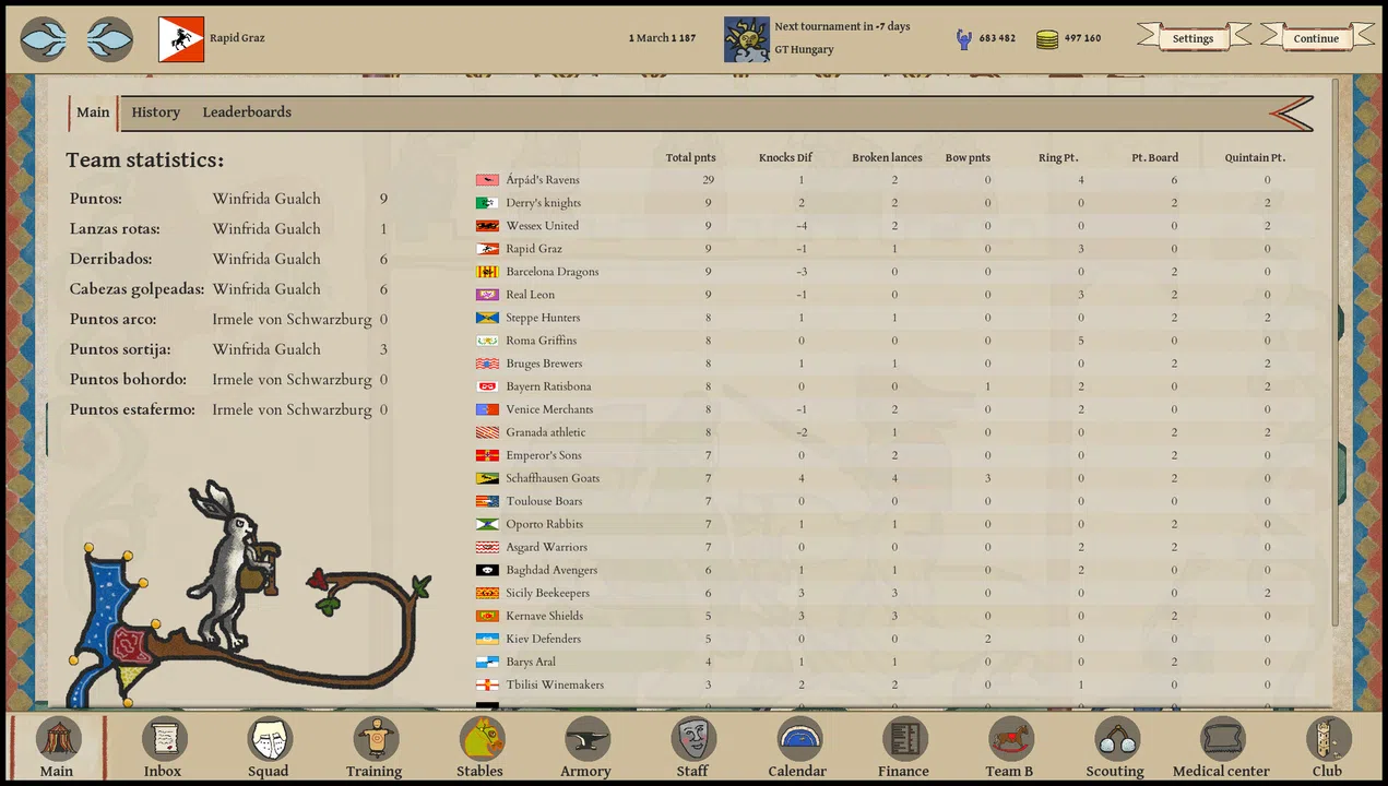 Jousting Manager Demo Screenshot 5