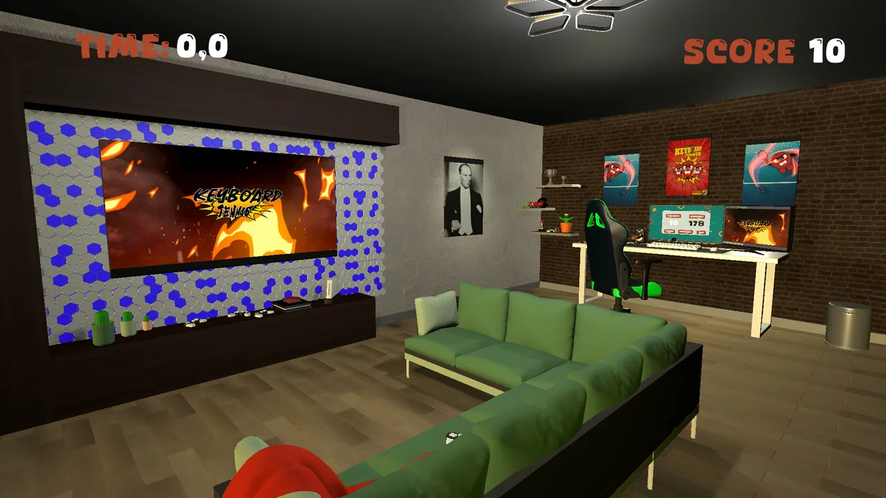 Keyboard Tennis Screenshot 4