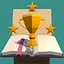 Gold trophy III icon