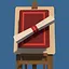 Red start icon