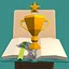 Gold trophy I icon