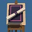 Purple breath icon