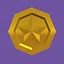 Shining gold icon