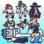 These are your "DLC" characters :3 icon