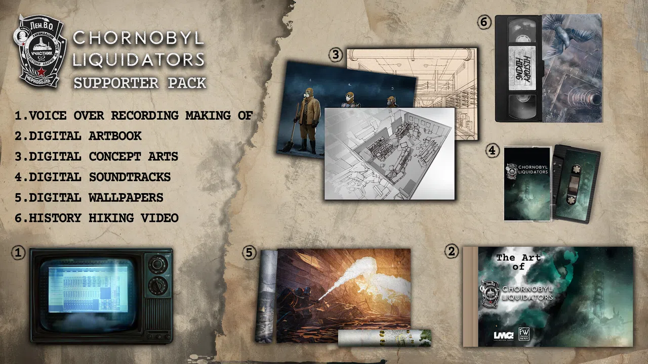 Chornobyl Liquidators - Supporter Pack Screenshot 0