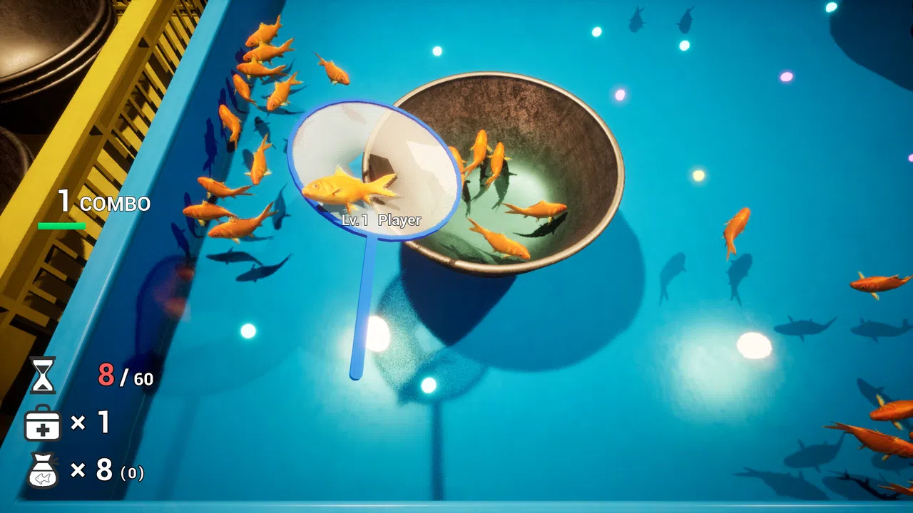 Battle of Goldfish Scooping Screenshot 0