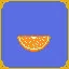 Quarter Orange icon