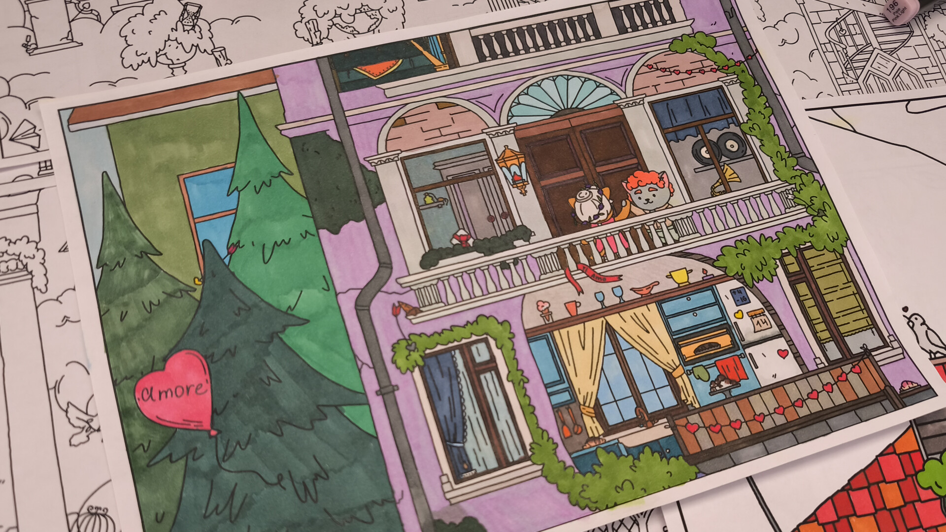 FIND ALL: Valentine's Day 💘💌🍫 - Coloring Book Screenshot 6