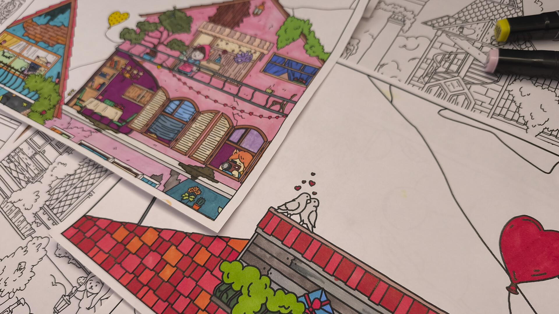 FIND ALL: Valentine's Day 💘💌🍫 - Coloring Book Screenshot 2