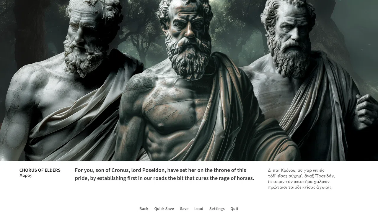 Oedipus/Antigone Screenshot 16