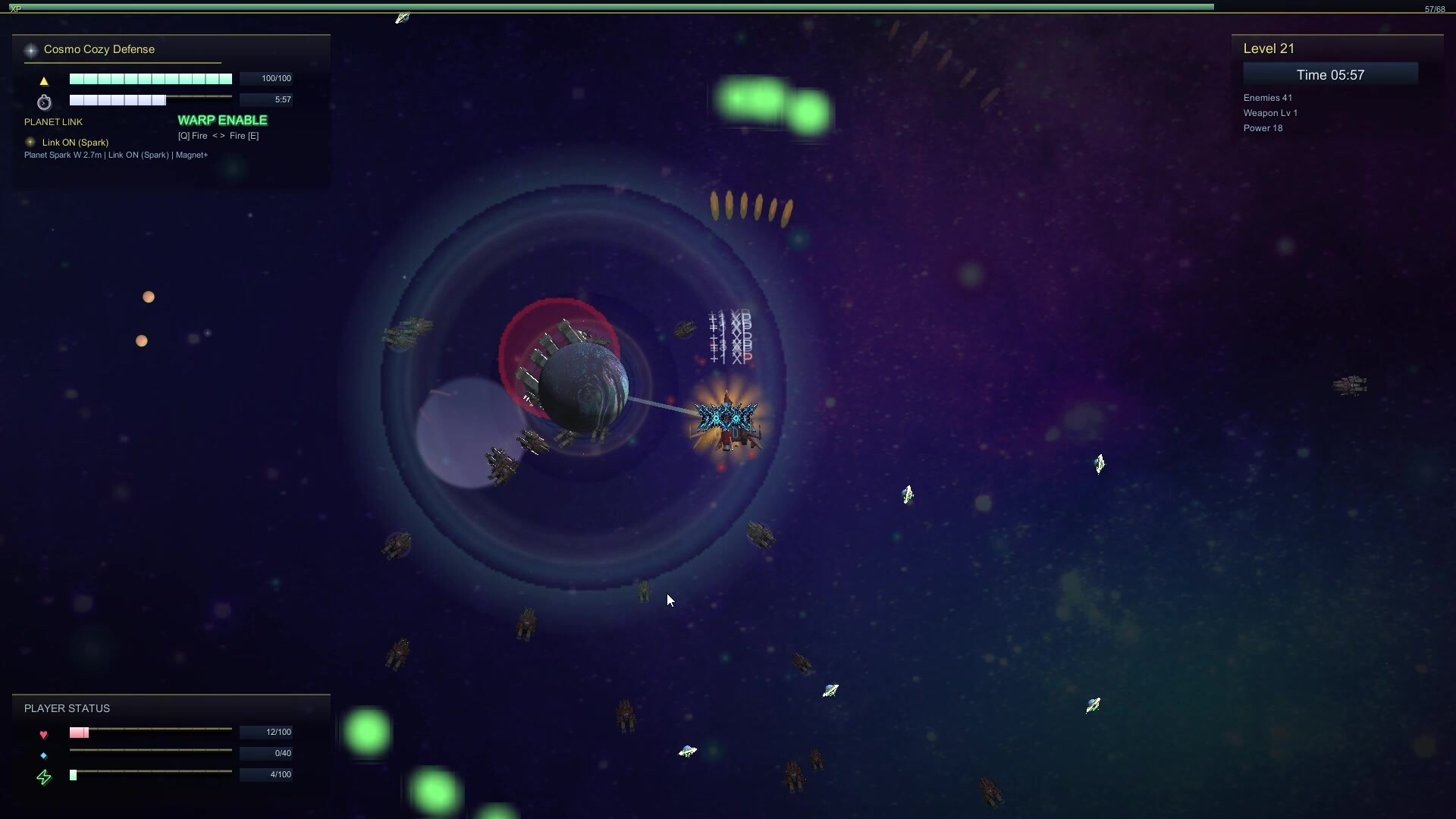 cosmo cozy defense Screenshot 1