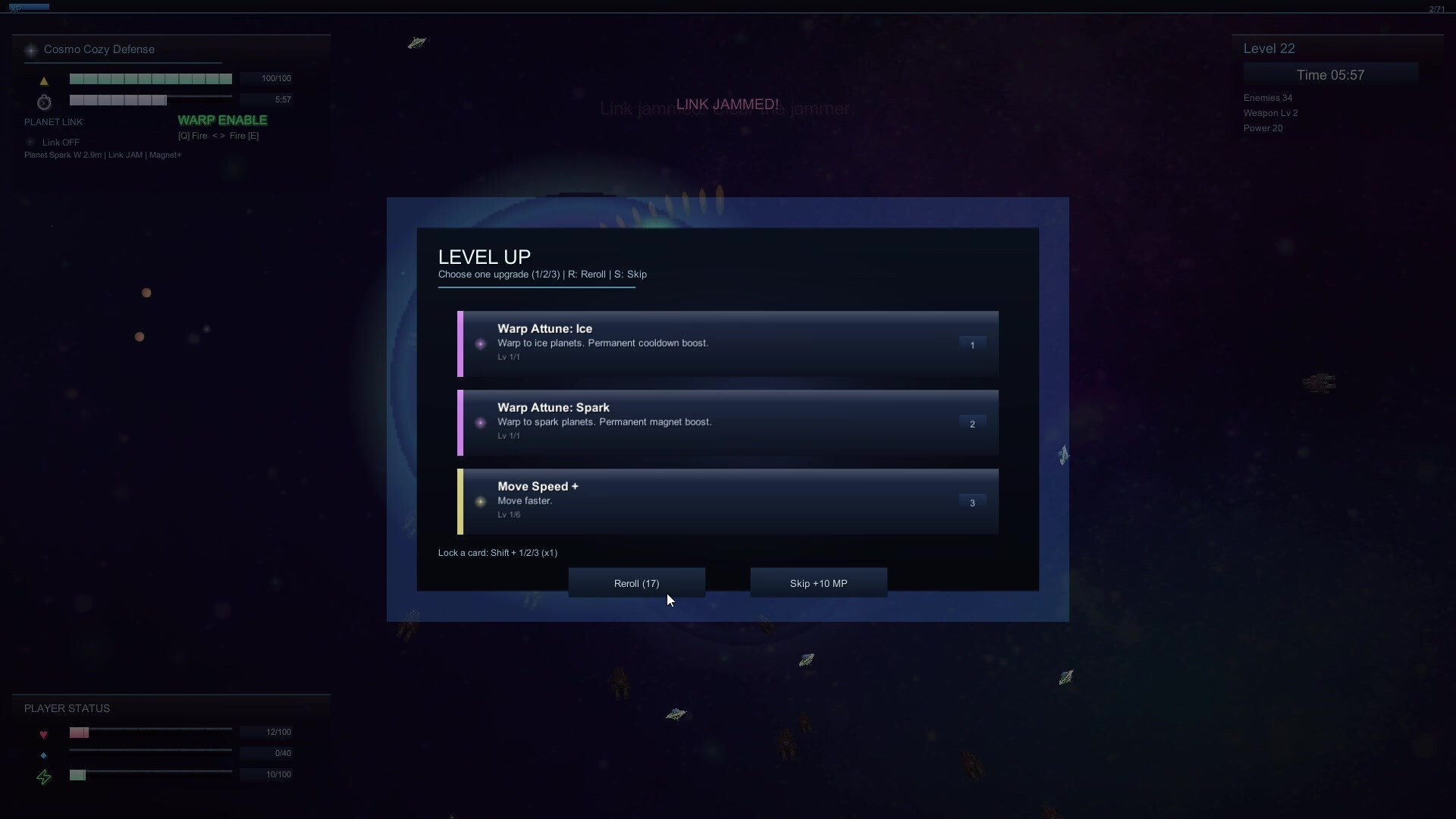 cosmo cozy defense Screenshot 2