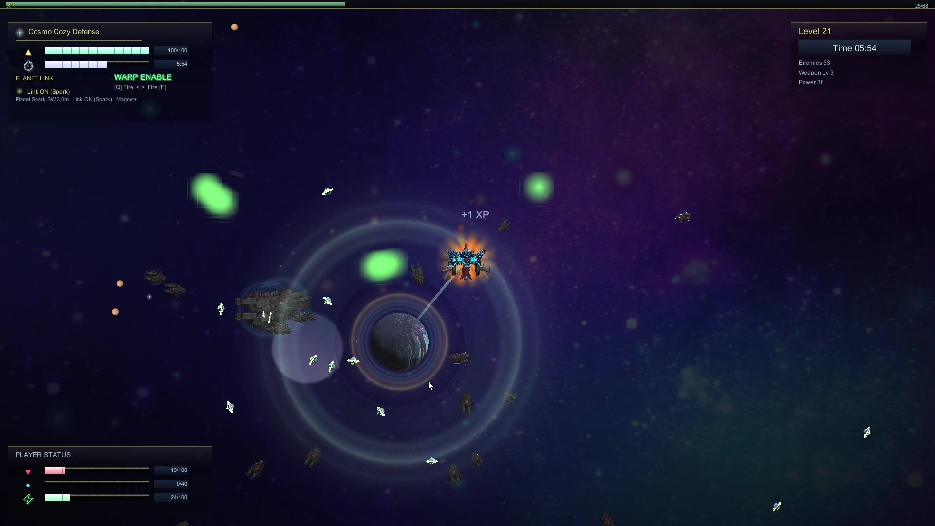 cosmo cozy defense Screenshot 0