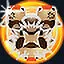 Poison beads of puffer fish icon